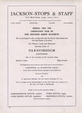 Original 1953 advert for Jackson-Stops & Staff land agents, surveyors & valuers