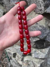 Beads rosary cherry bakelite - beads,
