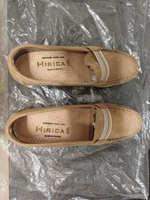 BEIGE SUEDE SLIP ON MOCCASIN