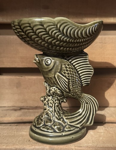 Green fish shell design china - fish,