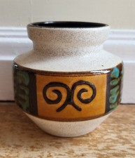 1960'S VINTAGE MID-CENTURY MODERN DUMLER AND BREIDEN WEST GERMAN POTTERY VASE