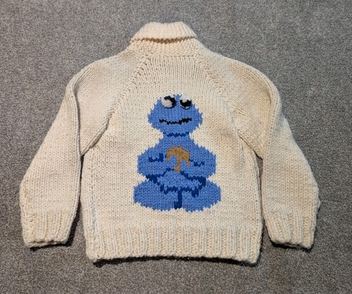 Vintage cookie monster - vintage, sweater