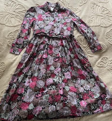 Heather valley floral dress - heather,
