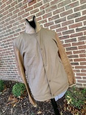 GORGEOUS GUCCI TOM FORD ERA BROWN LEATHER VARSITY JACKET COAT UK 42 UE 52 LARGE