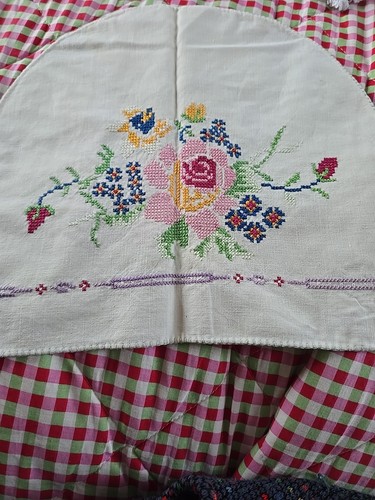 Vintage cross stitch hand - vintage,