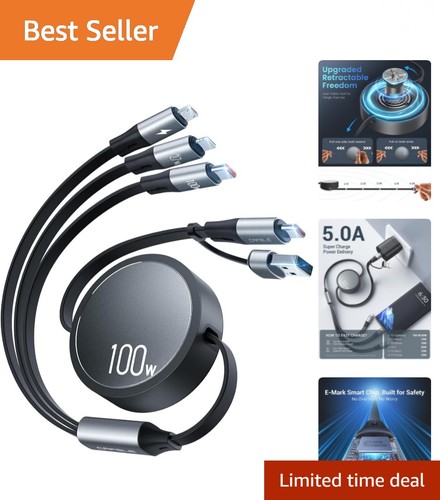 100w retractable 1 - retractable, 6-in-1