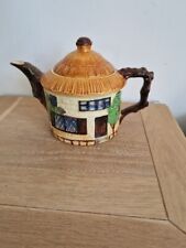Vintage Beswick Ware Hand Painted Thatched Cottage Tea Pot 239 Made In England