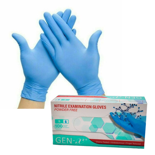 100 disposable nitrile gloves - 100,
