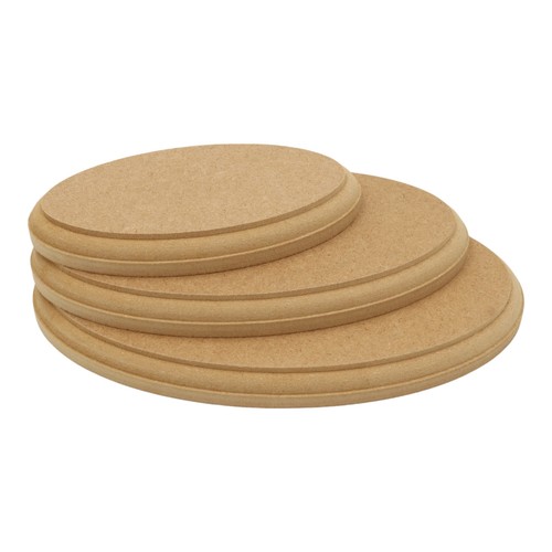 Wooden mdf oval - wooden,