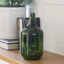 Vintage Green Glass Bottle