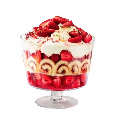 Trifle bowl footed glass stem - footed,