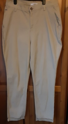 Ladies beige cotton - beige, trousers
