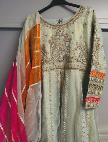 Piece mint green embroidered - 3-piece,