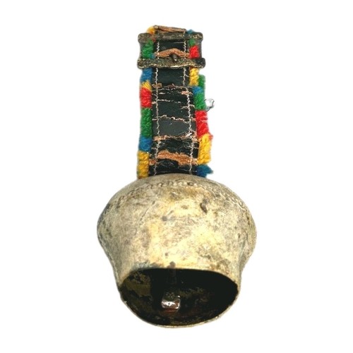 Vintage brass cow bell - brass,
