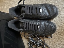 Supreme x Nike Air Force 1 Black UK 7.5 used