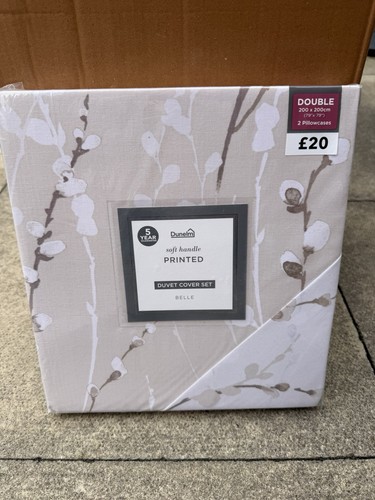New dunelm double duvet set - double,