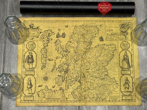 Old map scotland by john - an, of