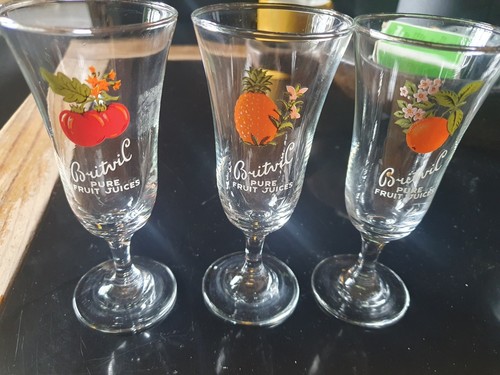 Britvic glasses - 3,