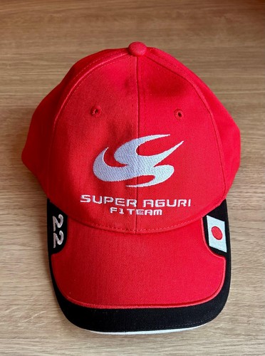 Super aguri team red cap - team,