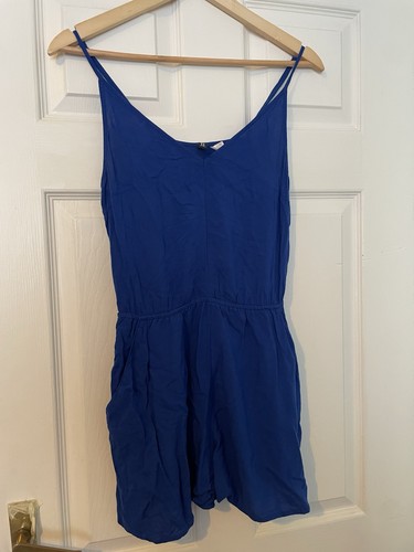 Ladies blue playsuit - blue,