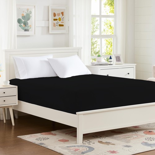 Black full size microfiber - black,