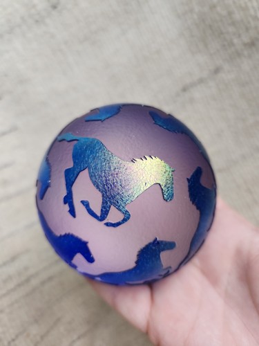 Studio glass paperweight - studio,