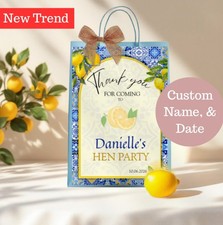 Personalised lemon hen party - lemon,