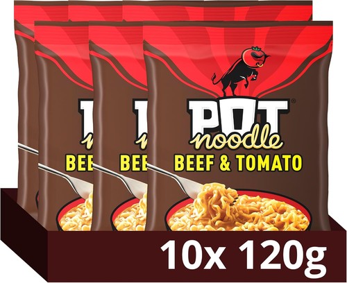 Pot noodle beef tomato - &,