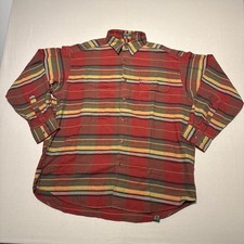 Orvis Flannel Shirt Mens Large