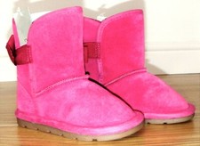 BNWT GIRLS NEXT PINK SUEDE BOOTS UK 6 EUR 23 NEW SHOES WELLIES TOP COAT JACKET