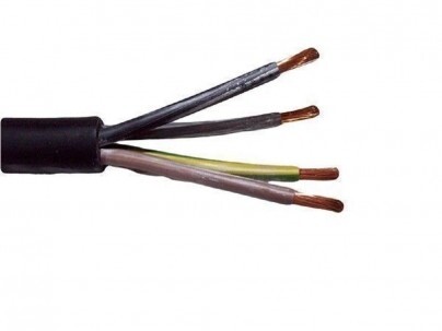 Rubber cable 5mm core - cable, 4