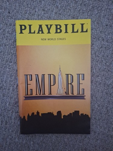 Off broadway playbill - playbill,