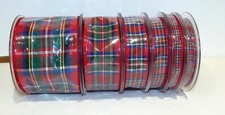 Tartan Ribbon by Berisfords Royal Stewart Choose from 6 widths and 3 lengths