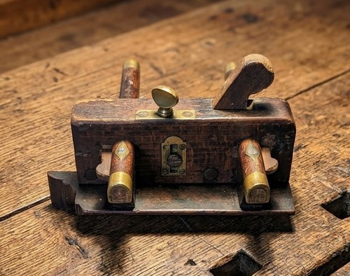 Antique wooden plow plane - plow, a