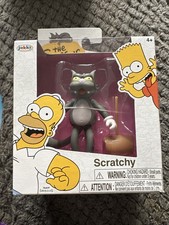 Jakks Pacific The Simpsons Scratchy 2.5” Figure Brand New In Box Rare