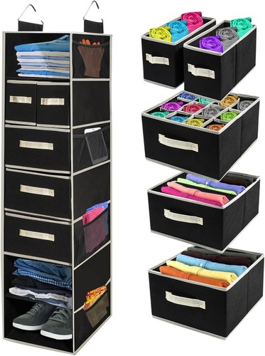 Tidy zebra hanging closet - hanging,