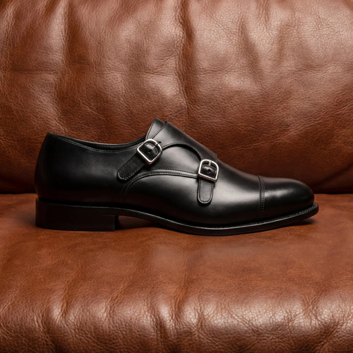 Black double monk goodyear - double,