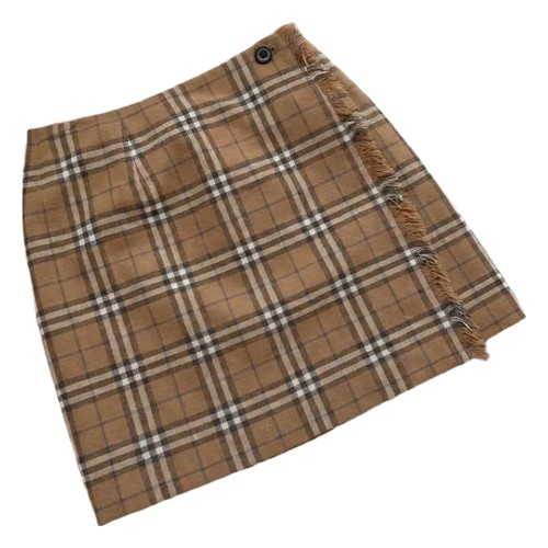 Burberrys plaid skirt beige - burberrys,