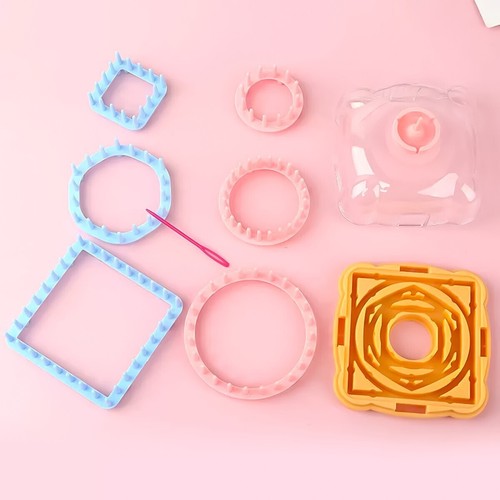 Square yarn knitting tool set - tool,