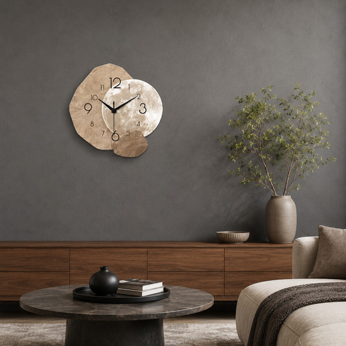 Modern silent moon wall - modern,