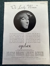 1937 Advertisement, CYCLAX , Skin Care, & Lingerie