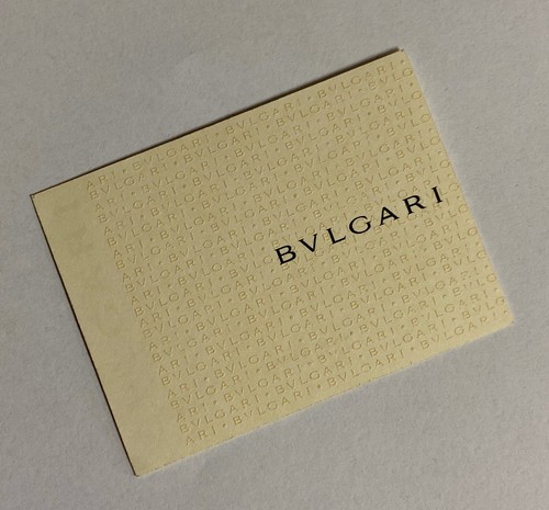 Bvlgari certificate - bvlgari,