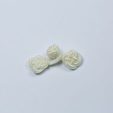 10 Pairs Small Ivory Chinese Knot Buttons/ Frog Fasteners