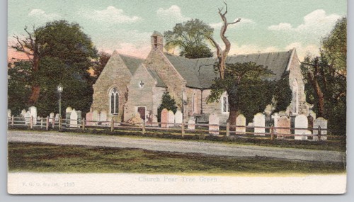 Postcard antique church - postcard,