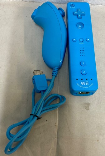 Official nintendo blue wii - official,