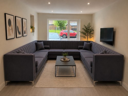 Luxury shape corner - sofa, |