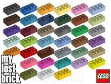 LEGO - Part 3001 - Bricks 2x4 (SINGLE) + NEW + SELECT COLOUR / QUANTITY