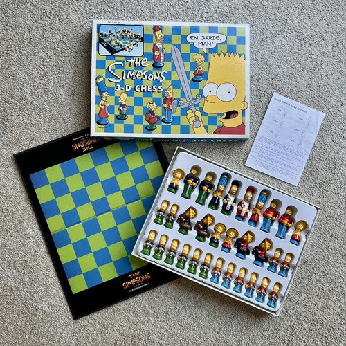 The simpsons chess set - chess,