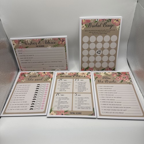 Bridal shower games - games, 5