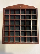 Vintage wooden curio shelf - vintage,